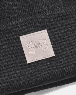 Damen UA Halftime Strickmütze Mit Umschlag -Modegeschäft Für Sportbekleidung 1373101 001 FABR SL