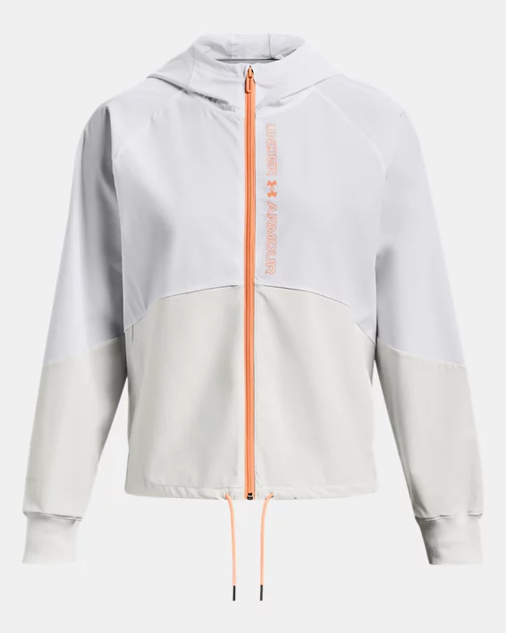 Damen UA Jacke Aus Webstoff Mit Durchgehendem Zip 6 Damen UA Jacke Aus Webstoff Mit Durchgehendem Zip – Bild 6