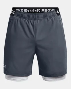 UA Vanish Woven 2-in-1 Shorts Für Herren -Modegeschäft Für Sportbekleidung PS1373764 044 HF