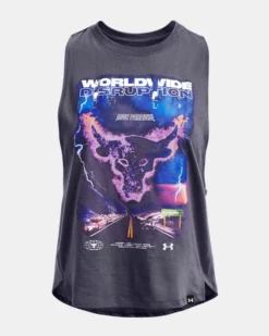 Project Rock Worldwide Tanktop Für Damen -Modegeschäft Für Sportbekleidung PS1373775 558 HF