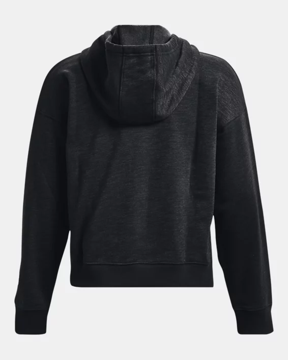 Damen UA Recovery Fleece Hoodie Mit Schriftzug 5 Damen UA Recovery Fleece Hoodie Mit Schriftzug – Bild 5