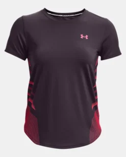 UA Iso-Chill Laser T-Shirt Für Damen -Modegeschäft Für Sportbekleidung PS1376818 541 HF