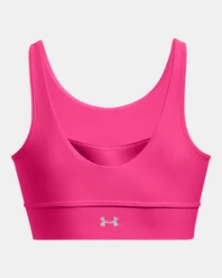 UA Infinity Mid Pintuck Sport-BH Für Damen -Modegeschäft Für Sportbekleidung PS1376883 634 HB