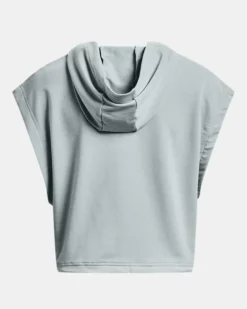 UA Rival Kurzarm-Hoodie Aus French Terry Für Damen -Modegeschäft Für Sportbekleidung PS1376997 465 HB