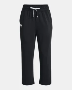 UA Rival Crop Schlaghose Aus French Terry Für Damen -Modegeschäft Für Sportbekleidung PS1377000 001 HF