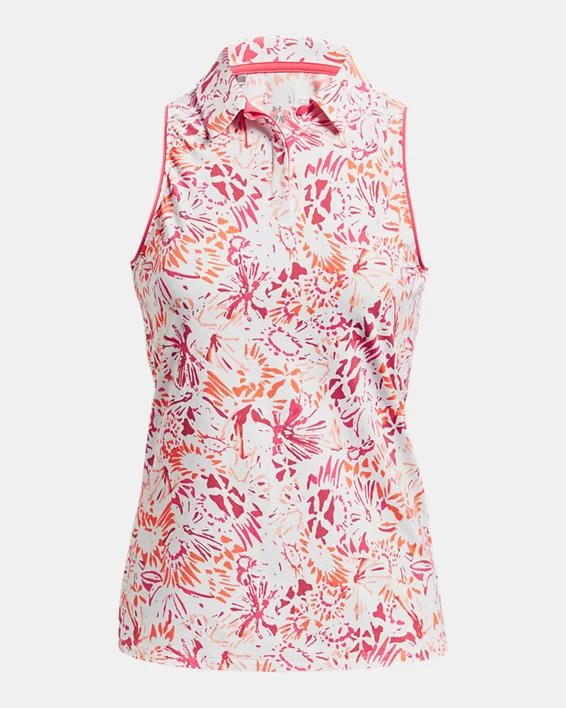 Damen UA Iso-Chill Ärmelloses Poloshirt 5 Damen UA Iso-Chill Ärmelloses Poloshirt – Bild 5