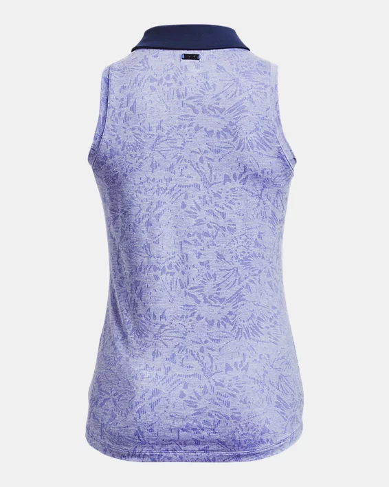 UA Playoff Wild Fields ärmelloses Poloshirt Für Damen 6 UA Playoff Wild Fields ärmelloses Poloshirt Für Damen – Bild 6