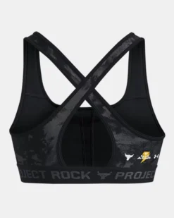 Project Rock HeatGear® Black Adam Sport-BH Für Damen -Modegeschäft Für Sportbekleidung PS1377751 001 HB