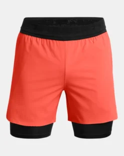 UA Peak Woven 2-in-1 Shorts Für Herren -Modegeschäft Für Sportbekleidung PS1378604 877 HF