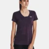 Damen UA Tech™ Oberteil Mit Twist-Effekt Und V-Ausschnitt