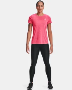 Damen UA Tech™ Twist T-Shirt -Modegeschäft Für Sportbekleidung V5 1277206 653 FSF