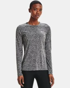 UA Tech™ Twist Langarm-Oberteil Mit Rundhalsausschnitt Für Damen