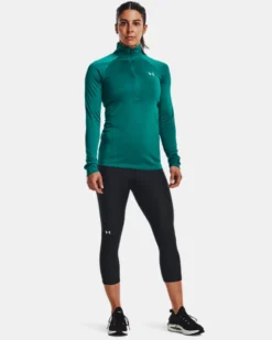 Damen UA Tech™ Twist Mit ½-Zip -Modegeschäft Für Sportbekleidung V5 1320128 722 FSF