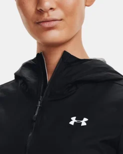 Damen UA Storm Forefront Regenjacke -Modegeschäft Für Sportbekleidung V5 1321443 001 COLLAR