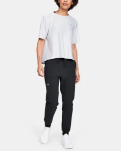 Damen UA Armour Gewebte Sporthose -Modegeschäft Für Sportbekleidung V5 1348447 001 FSF