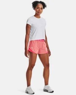 Damen UA Play Up 3.0 Twist Shorts -Modegeschäft Für Sportbekleidung V5 1349125 683 FSF