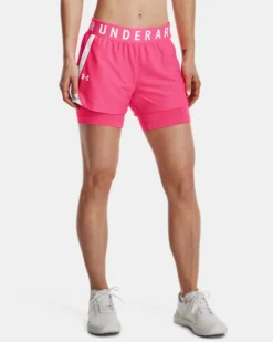 Damen UA Play Up 2-in-1-Shorts