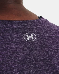 Damen UA Tech™ Twist Oberteil Mit V-Ausschnitt. Kurzärmlig -Modegeschäft Für Sportbekleidung V5 1353758 544 BCKDET