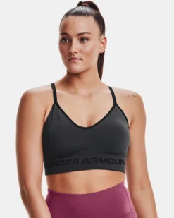 Damen UA Seamless Low Long Heather Sport-BH -Modegeschäft Für Sportbekleidung V5 1357232 012 FC MD