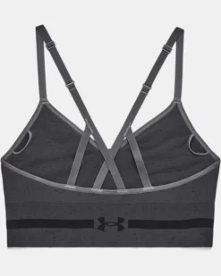 Damen UA Seamless Low Long Heather Sport-BH -Modegeschäft Für Sportbekleidung V5 1357232 012 LDB SL