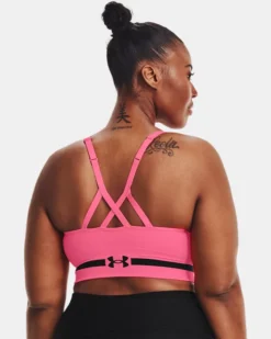 Damen UA Seamless Low Long Heather Sport-BH -Modegeschäft Für Sportbekleidung V5 1357232 653 BC LG