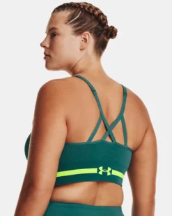 Damen UA Seamless Low Long Sport-BH -Modegeschäft Für Sportbekleidung V5 1357719 722 BC XL