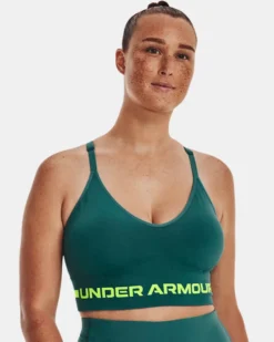 Damen UA Seamless Low Long Sport-BH -Modegeschäft Für Sportbekleidung V5 1357719 722 FC LG
