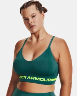 Damen UA Seamless Low Long Sport-BH -Modegeschäft Für Sportbekleidung V5 1357719 722 FC XL
