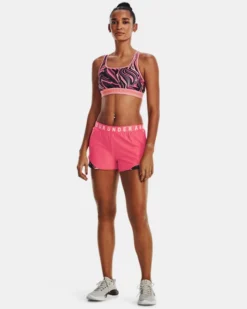 UA Play Up 3.0 Dreifarbige Shorts Für Damen -Modegeschäft Für Sportbekleidung V5 1360940 683 FSF