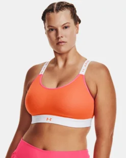 Damen UA Infinity Mid Run Sport-BH -Modegeschäft Für Sportbekleidung V5 1361032 100 FC XL