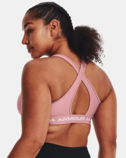 Project Rock Crossback Mid Sport-BH -Modegeschäft Für Sportbekleidung V5 1361034 697 BC LG