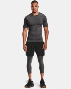 Herren HeatGear® Armour ¾-Leggings 8 Herren HeatGear® Armour ¾-Leggings -Modegeschäft Für Sportbekleidung V5 1361588 090 FSF