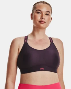 Damen UA Infinity Mid Covered Sport-BH -Modegeschäft Für Sportbekleidung V5 1363353 541 FC XL