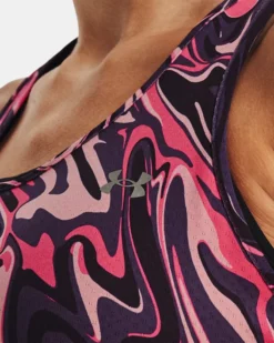 Damen HeatGear® Armour Racer Tanktop Mit Muster -Modegeschäft Für Sportbekleidung V5 1365108 541 COLLAR