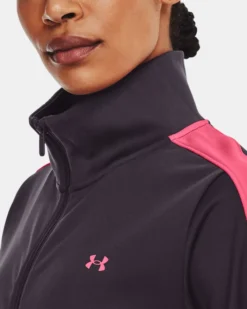 Damen UA Trainingsanzug Aus Trikotstoff -Modegeschäft Für Sportbekleidung V5 1365147 541 COLLAR