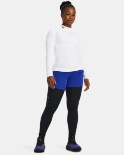 Damen HeatGear® Authentics Oberteil Mit Stehkragen -Modegeschäft Für Sportbekleidung V5 1368702 100 FSF