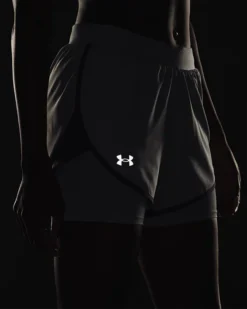 Damen UA Fly-By Elite 2-in-1-Shorts -Modegeschäft Für Sportbekleidung V5 1369768 465 REFL