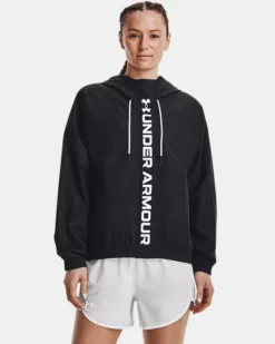 Damen UA RUSH™ Jacke Aus Webstoff Mit Durchgehendem Zip