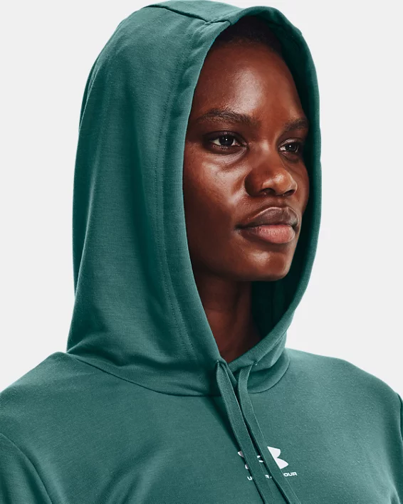 Damen UA Rival Hoodie Aus French Terry 4 Damen UA Rival Hoodie Aus French Terry – Bild 4