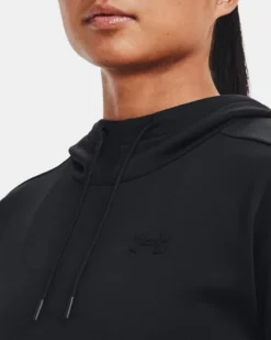 Armour Fleece® Left Chest Hoodie Für Damen -Modegeschäft Für Sportbekleidung V5 1373055 001 COLLAR