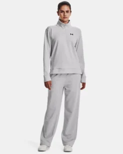 Armour Fleece® Hoodie Mit ¼ Zip Für Damen -Modegeschäft Für Sportbekleidung V5 1373058 014 FSF