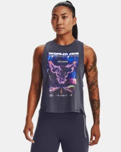 Project Rock Worldwide Tanktop Für Damen -Modegeschäft Für Sportbekleidung V5 1373775 558 FCADD