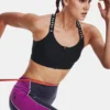 Damen UA Infinity High Zip Sport-BH