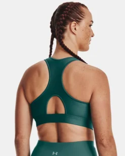 Damen Armour Bra Mid Padless BH -Modegeschäft Für Sportbekleidung V5 1373865 722 BC LG