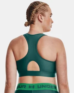 Damen Armour Bra Mid Padless BH -Modegeschäft Für Sportbekleidung V5 1373865 722 BC XL