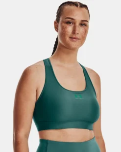 Damen Armour Bra Mid Padless BH -Modegeschäft Für Sportbekleidung V5 1373865 722 FC LG