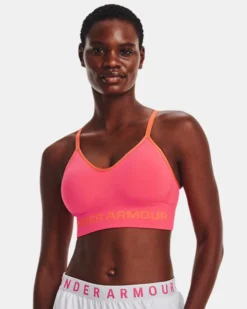 UA Seamless Low Longline Rib Sport-BH Für Damen