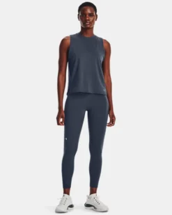 Damen UA RUSH™ Leggings (knöchellang) -Modegeschäft Für Sportbekleidung V5 1373932 044 FSF