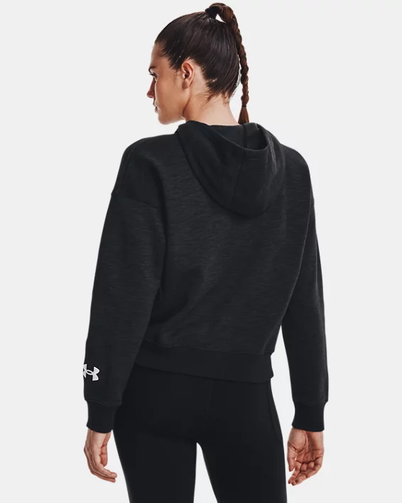 Damen UA Recovery Fleece Hoodie Mit Schriftzug 1 Damen UA Recovery Fleece Hoodie Mit Schriftzug