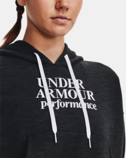 Damen UA Recovery Fleece Hoodie Mit Schriftzug 7 Damen UA Recovery Fleece Hoodie Mit Schriftzug -Modegeschäft Für Sportbekleidung V5 1374107 001 COLLAR